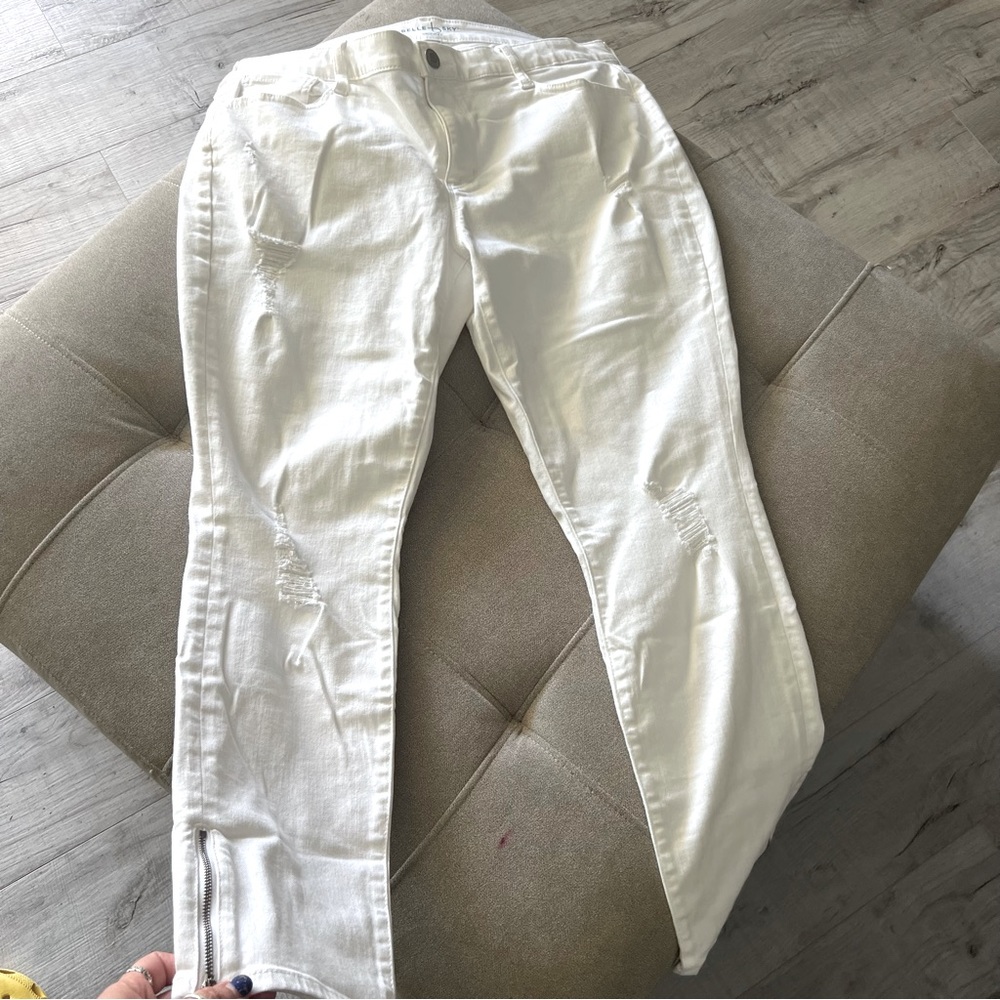 BELLE SKY Women’s Jeans Distressed Ankle Openings Skinny 16